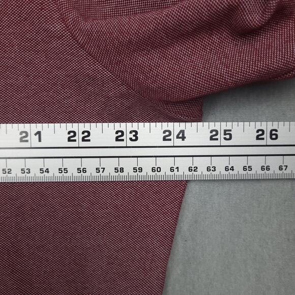 Ben Sherman Mens Button-Up Long Sleeve Shirt XL Red Preppy Casual Quiet Luxury - Picture 6 of 8